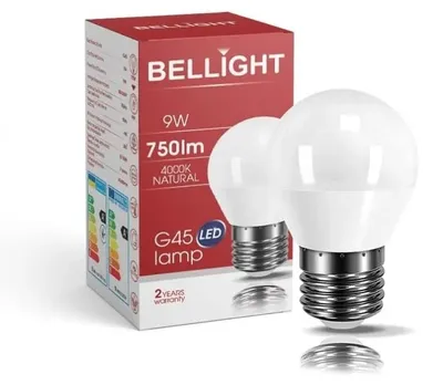 Obrázok produktu pre LED 180-260V G45 9W E27 830lm neutrálna iluminačka
