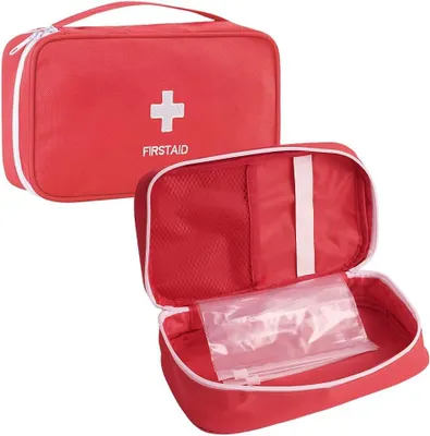 Produktbild von Medizintasche 23x13x8 cm, rot, 2 Stück, für Reisen