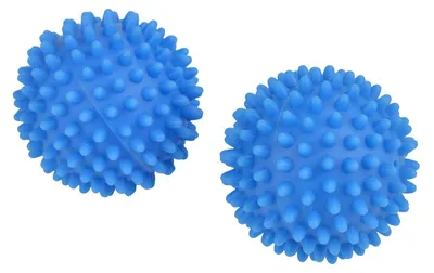 Productafbeelding van Homéa, set van 2 droogbollen, 6,5 cm, blauw