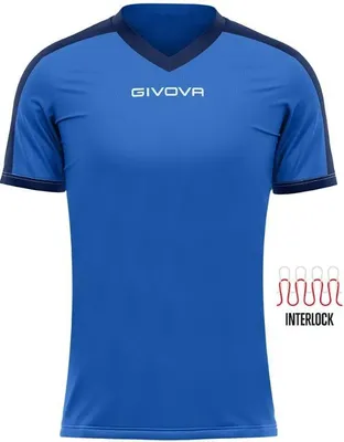Produktbild von Sport-T-Shirt Givova Revolution Königsblau - XXL