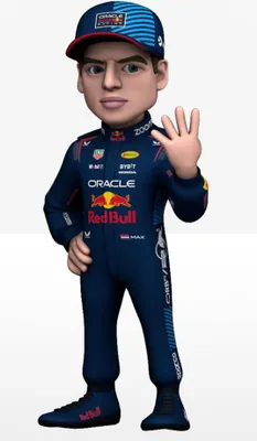 Zdjęcie produktu dla Figurka Formuła 1 Minix Max Verstappen Nowość 12 cm