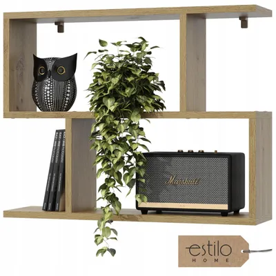 Produktbild von Wandregal 70cm – Hängeregal aus MDF – Bücherregal für Wohnzimmer, Schlafzimmer, Küche