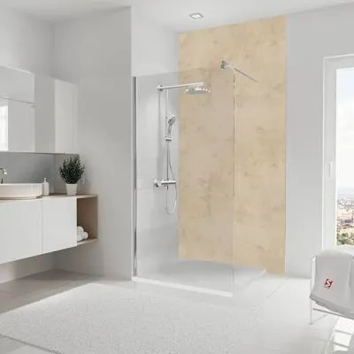 Produktbild von SCHULTE Duschrückwand DecoDesign ExpressPlus Steinoptik Kalkstein 255 x 125 cm EP1902225 604