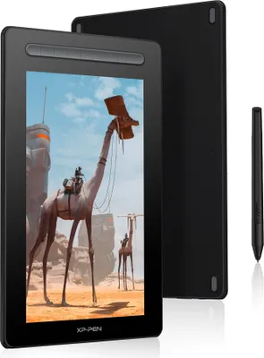 Produktbild von XP-PEN Artist 13 2. Generation Grafiktablett 13,3 Zoll Stift Display, 127 % sRGB Farbraum, X3 Smart-Chip Stift mit 8 Schnellzugriffstasten Grafiktablett mit Display zum Skizzieren, Zeichnen (Schwarz)