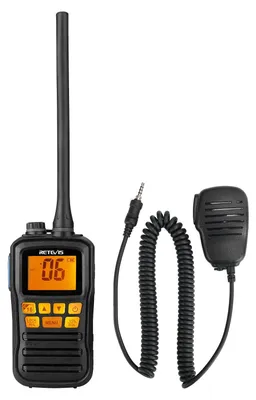 Imagen del producto de Walkie-talkie marítimo -  - 88 canales - Alcance de 3 km - Resistente al agua (IP67)