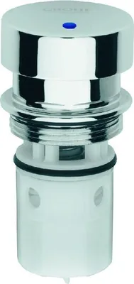Produktbild von Grohe Contropress Oberteil, Markierung blau für Selbstschluss-Ventil chrom - 42985000