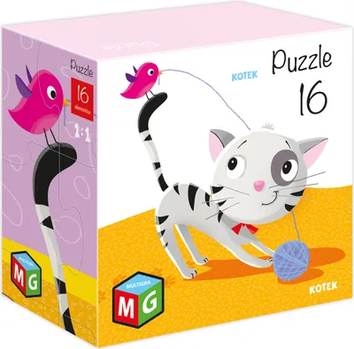 Produktbild von Puzzle 16 Teile Kätzchen 05631
