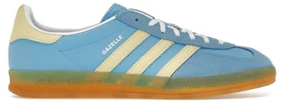 Obrázek produktu pro adidas Gazelle Indoor, barva: světle modrá s nádechem žluté (dámská), velikost: EU 46 2/3