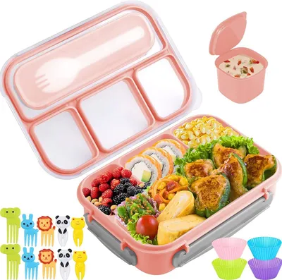 Produktbild von Lunchbox Bento Box, Auslaufsicher Bento Box,Lunchbox für Arbeit Büro und Schule