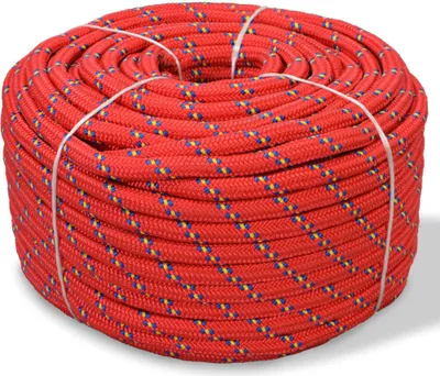 Obrázek produktu pro Best Möbel Lodní lano Polypropylen 10 mm 250 m Červená - Zahrada a kutilství Cloris New9919471 1parcel