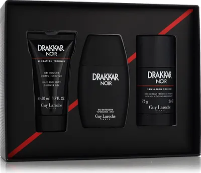 Produktbild von Guy Laroche Drakkar Noir EDT 50 ml + DST 75 ml + SG 50 ml (man)