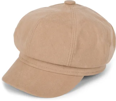 Produktbild von styleBREAKER Damen Ballonmütze aus weichem Stoff, Schirmmütze Vintage Style, Bakerboy Schiebermütze, Newsboy Cap 04023086