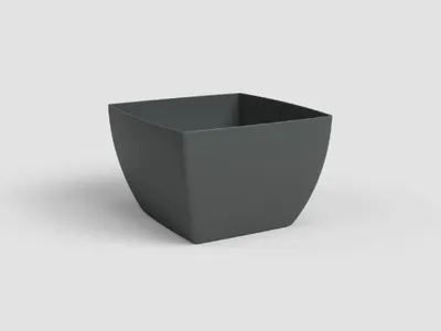 Produktbild von Artevasi Siena Pot, Anthrazit, 41,5 l, 400 mm, 360 mm, 2 Stück(e)