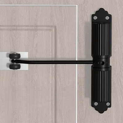 Produktbild von Automatischer Türschließer – Einstellbare Schließkraft 60 kg – Für Schlafzimmertüren, Glastüren und Metall-Gartentüren