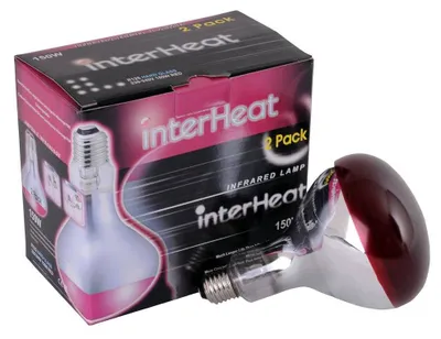 Productafbeelding van Interheat 2x Infrarood warmtelampen 250 Watt