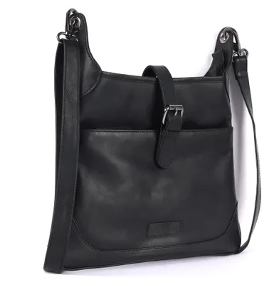 Produktbild von Benthill Damen Handtasche Leder - Shopper aus weichem hochwertigem Echtleder - Vintage Fashion Bag Beutel - Schultertasche - Umhängetaschen