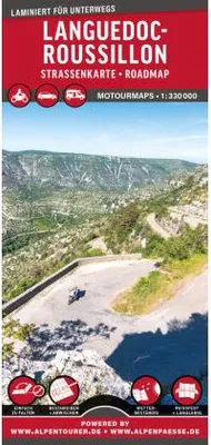Obrázok produktu pre MoTourMaps Languedoc-Roussillon Mapa pre automobily a motocykle