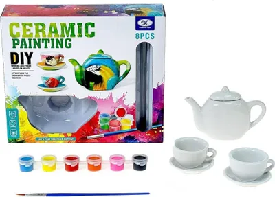 Immagine prodotto di Set da tè per dipingere con i colori