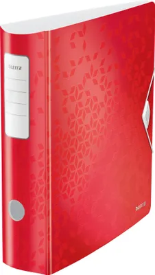 Image de LEITZ Active WOW 1106 classeur rouge plastique 8,2 cm DIN A4