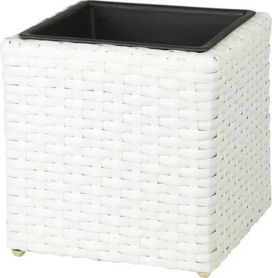 Immagine prodotto di Vaso da fiori resistente alle intemperie 28x28x28 cm, bianco, impermeabile