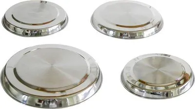 Image de Plaques de protection en acier pour cuisinière - Lot de 4 pièces