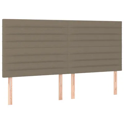 Produktbild von Kopfteil Taupe 200 x 5 x 118/128 cm Stoff