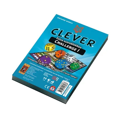 Produktbild von 999 Games Clever Challenge Scoreblokken 2 Stuks