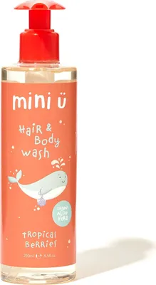 Zdjęcie produktu dla Mini-U Tropical Berries płyn do mycia włosów i ciała 250ml
