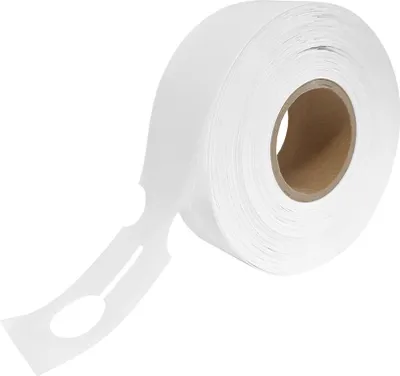 Image de CombiCraft étiquettes à boucles PEHD - 215 x 35 mm - en blanc - pour imprimante transfert thermique - 200 étiquettes sur rouleau