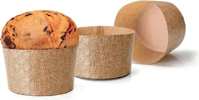 Image de Petits gâteaux en papier pour Panettone 5pcs par 500g