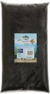 Productafbeelding van Dehner Aqua aquariumgrind, korrelgrootte 2 - 4 mm, 5 kg, zwart