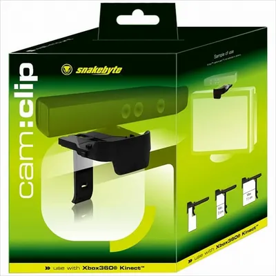 Produktbild von XB360 Kinect TV Wandhalter Cam:clip snakebyte