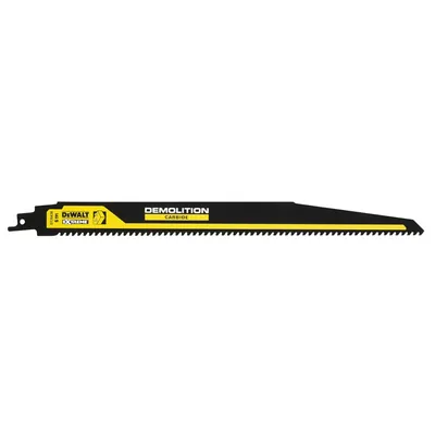 Produktbild von DeWalt Säbelsägeblatt Carbide für Metall - schnelle und effiziente Schnitte, 10x längere Lebensdauer, 6 TPI, 305/152mm Größe:305 mm
