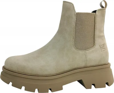 Image de Bagatt - Bottes pour femmes, couleur beige, style décontracté