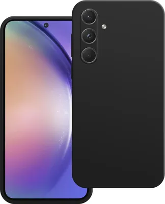 Image de Cazy Coque compatible avec Samsung Galaxy A55 Coque - Color Backcover - Noir