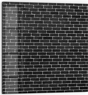 Produktbild von DEQORI Küchenrückwand Glas 60x60 cm 'Monolith der Stärke' Spritzschutz Bad Rückwand Küche