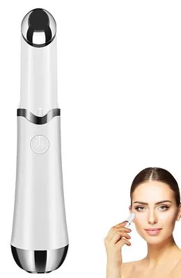 Produktbild von Augenmassagegerät elektrisch, mit Wärmefunktion, Vibration & LED Licht, Augenpflege gegen Augenringe, Schwellungen & müde Augen