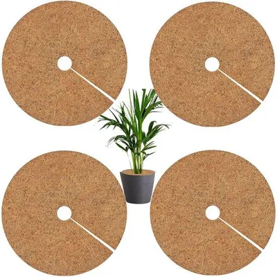 Obrázok produktu pre Ochranná rohož z kokosového mulču, priemer 30 cm, zimná