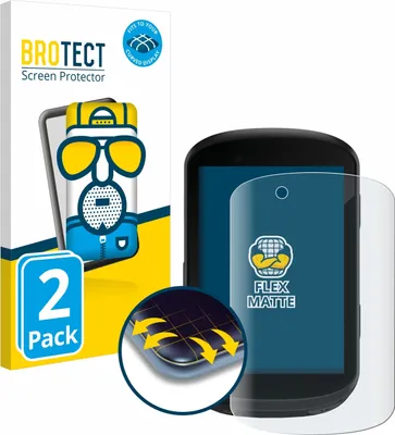 Produktbild von 2x BROTECT Fullscreen Schutzfolie für Garmin Edge 530 / Edge 830 Displayschutz Folie Fullcover Matt Entspiegelungsfolie