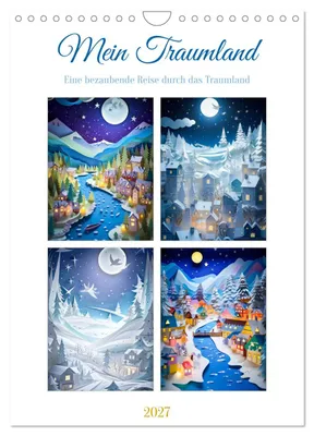 Produktbild von Mein Traumland (Wandkalender 2027 DIN A4 hoch), CALVENDO Monatskalender
