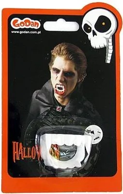 Produktbild von Weiße Vampirzähne für Halloween – Ergänzung für Kostüme, Verkleidungen und Partys