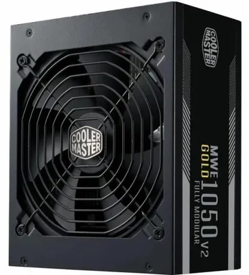 Zdjęcie produktu dla Cooler Master MWE Gold 1050 V2 ATX 3.1, 1050 W, 100 - 240 V, 50/60 Hz, 13 - 6 A, Aktywne, 120 W