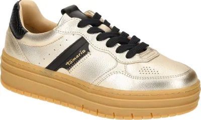 Produktbild von Tamaris 23773 Damenschuhe - Halbschuhe - Sneaker gold Freizeit NEU