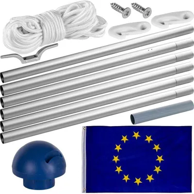 Obrázek produktu pro FLAGMASTER Vlajkový stožár vč. vlajky Evropská unie, 650 cm