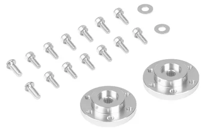 Productafbeelding van Twee stuks metalen scharnierbevestigingen voor hefbomen, types HBL950/990, HBL665/669, HV777/A+, DS9910, HV9930