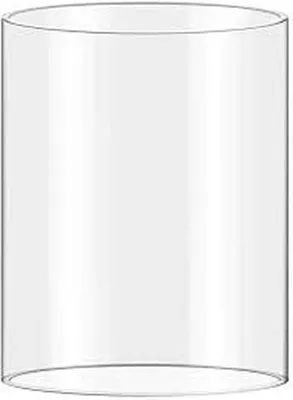 Produktbild von Glaszylinder ohne Boden 10cm hoch 35cm mundgeblasen