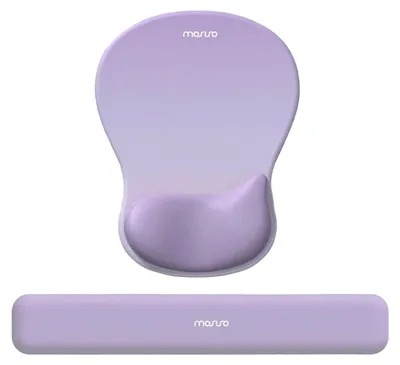 Obrázek produktu pro Podložka pod zápěstí pro myš a klávesnici – Ergonomická podložka pod myš s paměťovou pěnou