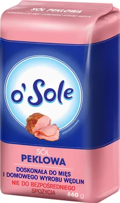 Produktbild von o'Sole Pökelsalz 660 g – Salz-Nitrit-Mischung zum Fleischpökeln