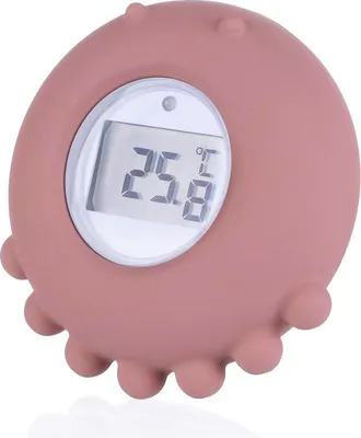 Produktbild von Zopa Silikon Digital Thermometer 2in1 Altrosa