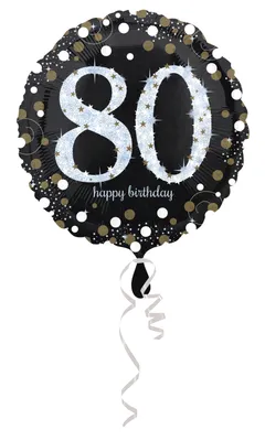 Produktbild von 18"/Ø43cm Folienballon "Sparkling Gold" | #80
